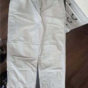 *** Mens CARHARTT Cargo Pants Size 44/45 Work Dungaree LOOSE Original Fit no tag